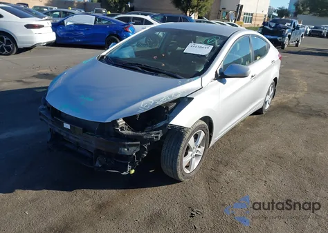 2012 Hyundai Elantra Gls (Ulsan Plant) из США, поврежденный, VIN KMHDH4AE7CU345580